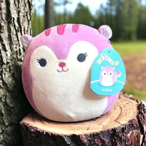Squishmallow 7-8” Allina The Squirrel AUTHENTIC KellyToy soft plush gift toy NEW
